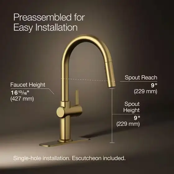 Clarus Single Handle Pull Down… — Photo 3