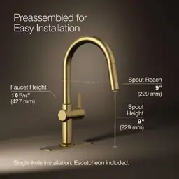 Clarus Single Handle Pull Down… — Photo 3
