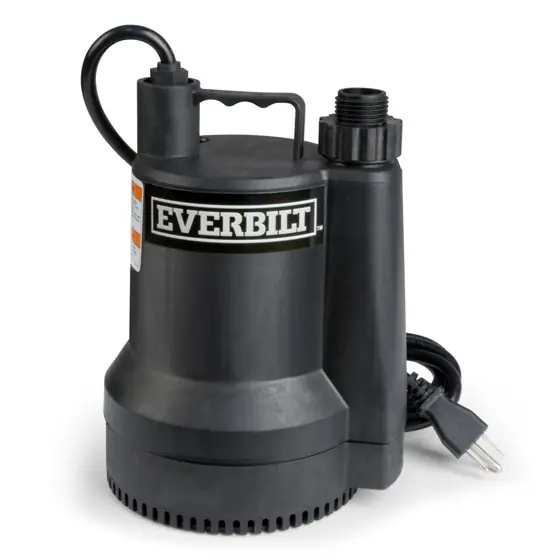 1/6 HP Plastic Submersible Utility… — Photo 1