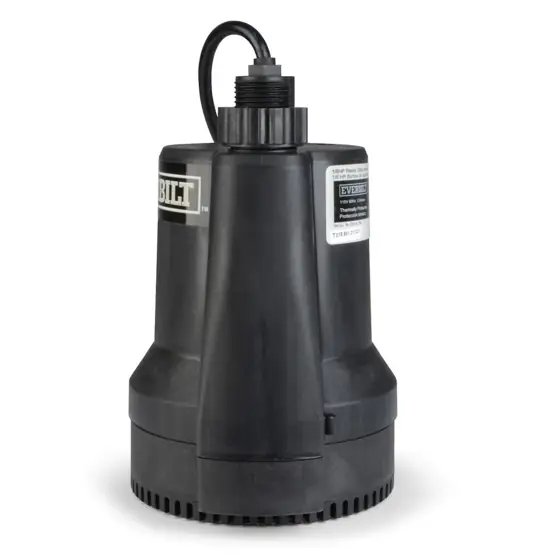 1/6 HP Plastic Submersible Utility… — Photo 2