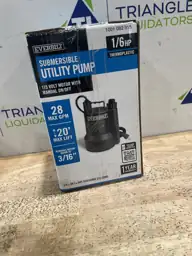 1/6 HP Plastic Submersible Utility… — Photo 4