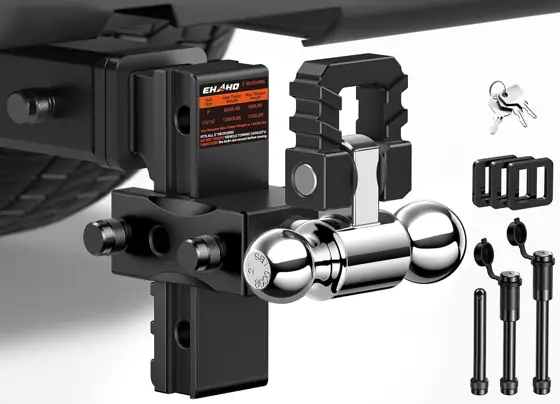 Ehaho Adjustable Trailer Hitch -… — Photo 1