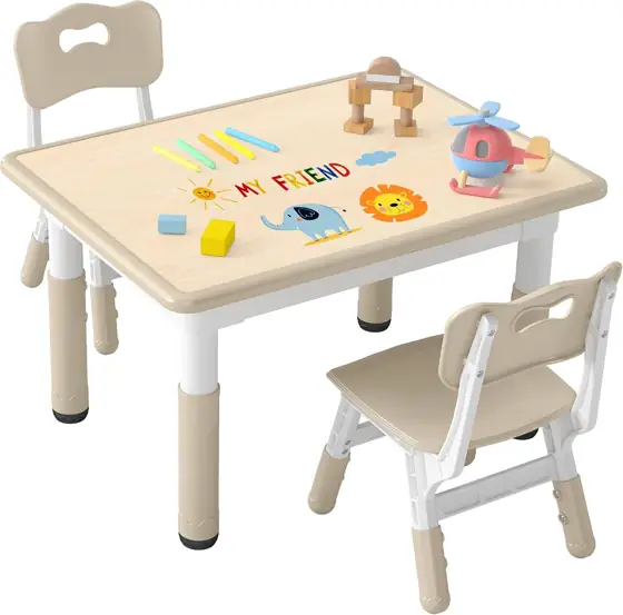 DOREROOM Adjustable Kids Table &… — Photo 1