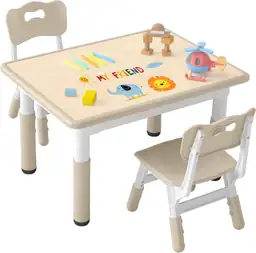 DOREROOM Adjustable Kids Table &… — Photo 1
