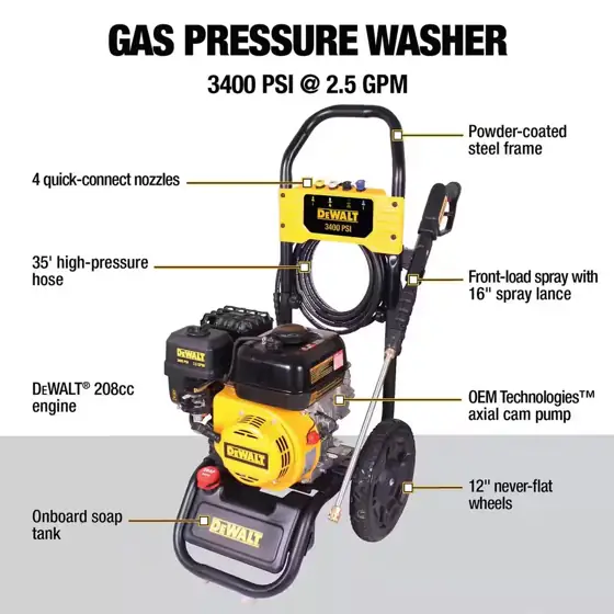 DEWALT 3400 PSI 2.5 GPM… — Photo 2