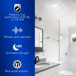 Panasonic WhisperFit DC/LED Pick-A-Flow 50/80/110… — Photo 3