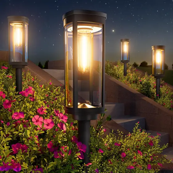 BITPOTT Bright Solar Pathway Lights,… — Photo 1