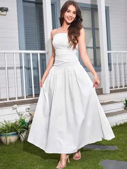 Yulaviniee Women's Strapless Tube Top… — Photo 3