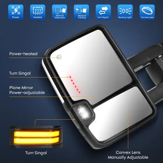 Chevy/GMC Towing Mirrors for Silverado/Sierra… — Photo 2
