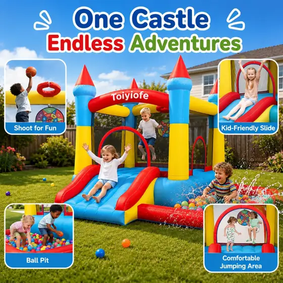 Bounce House for Kids 3-6,… — Photo 2