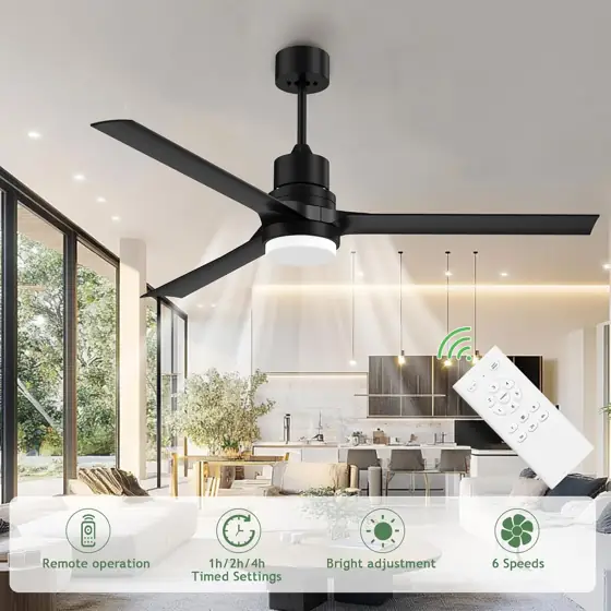 Obabala 52-Inch Outdoor Ceiling Fan… — Photo 2