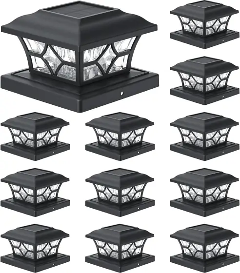 APONUO Solar Post Cap Lights… — Photo 1