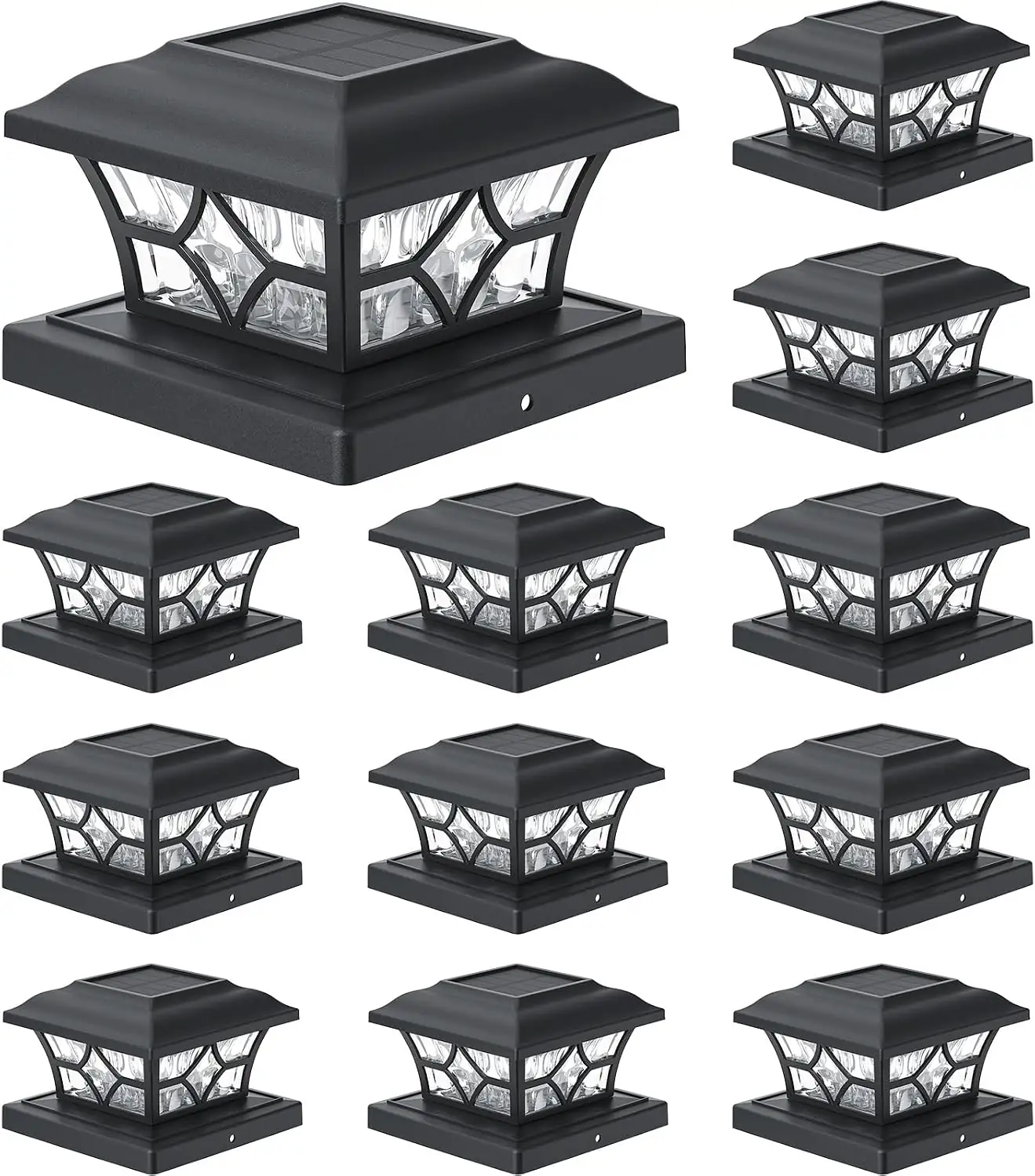 APONUO Solar Post Cap Lights… — Photo 1