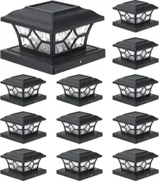 APONUO Solar Post Cap Lights… — Photo 1