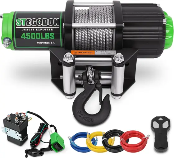 4500 lb 12V Waterproof Winch… — Photo 1