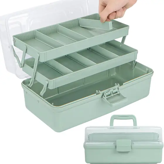 TERGOO 14in 3-Layer Craft Organizer… — Photo 1