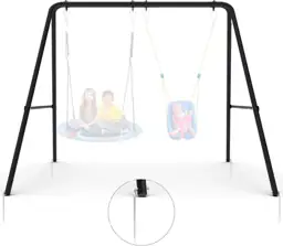 2-Seat Swing Frame with Ground… — Photo 1