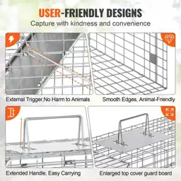 Live Animal Cage Trap 31x10x12… — Photo 3