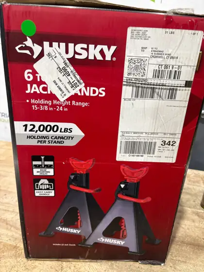 Husky 6 Ton Jack Stands — Photo 4
