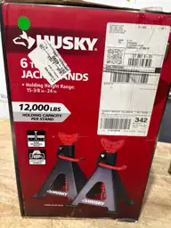 Husky 6 Ton Jack Stands — Photo 4