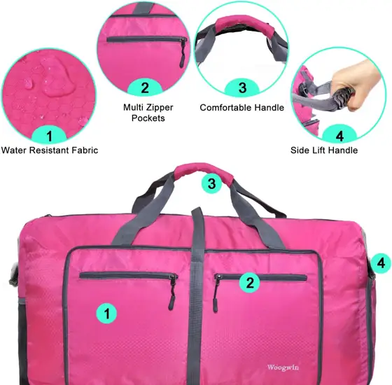 Woogwin Travel Duffel Bag, Large… — Photo 3