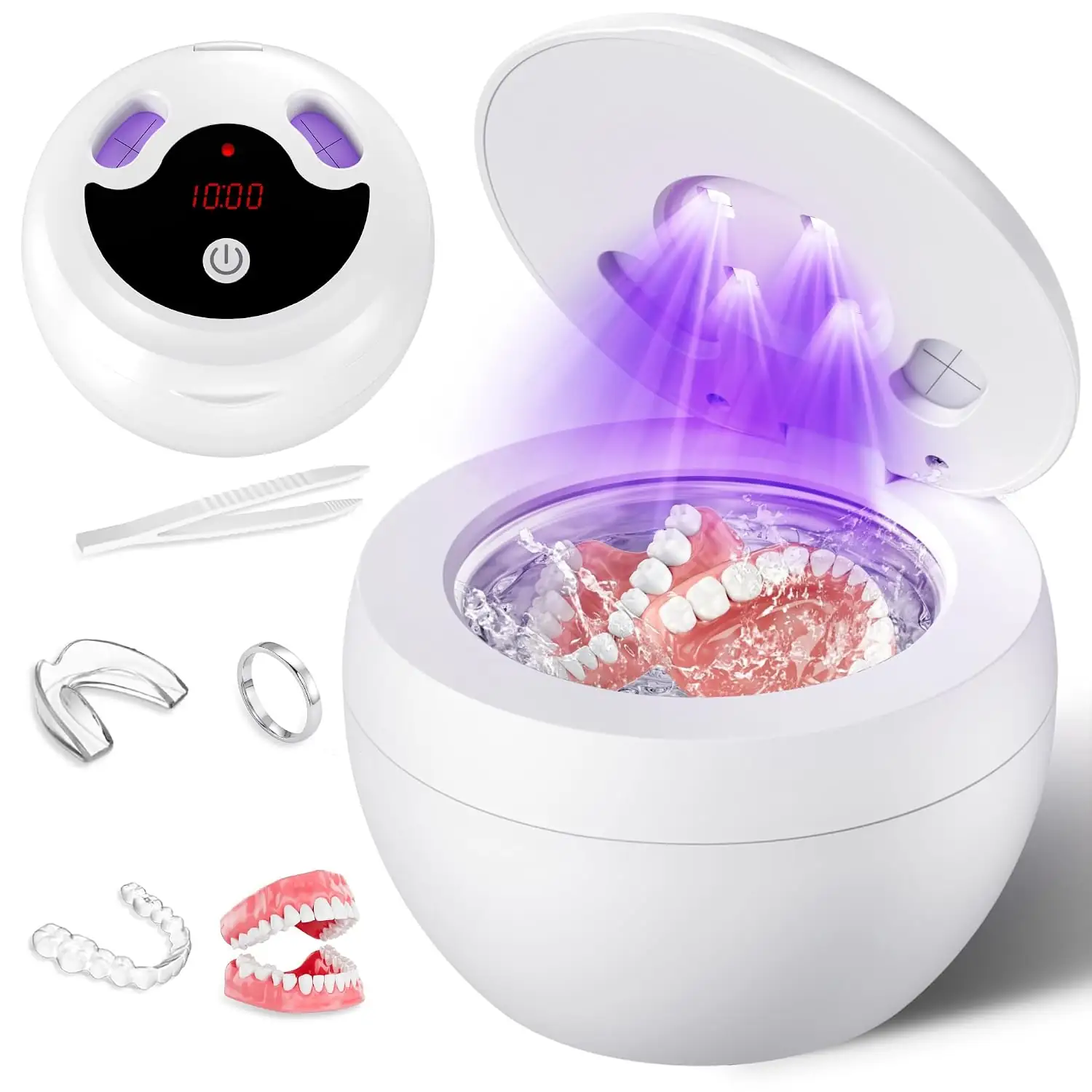 Ultrasonic Retainer Cleaner, 48kHz for… — Photo 1