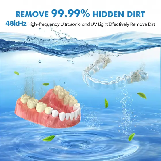 Ultrasonic Retainer Cleaner, 48kHz for… — Photo 2