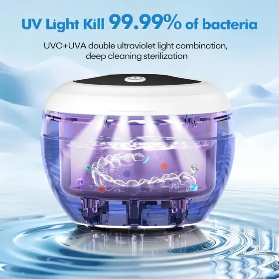 Ultrasonic Retainer Cleaner, 48kHz for… — Photo 3
