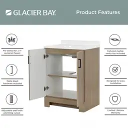 Oakley 25 in. Single Sink… — Photo 3