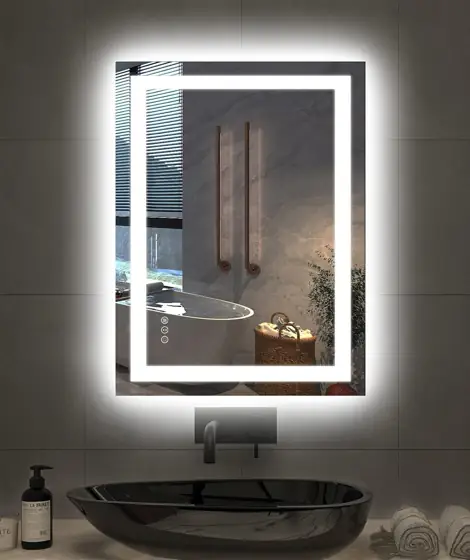 Amorho 24"X32" LED Bathroom Mirror… — Photo 1