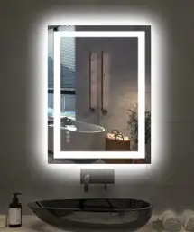 Amorho 24"X32" LED Bathroom Mirror… — Photo 1