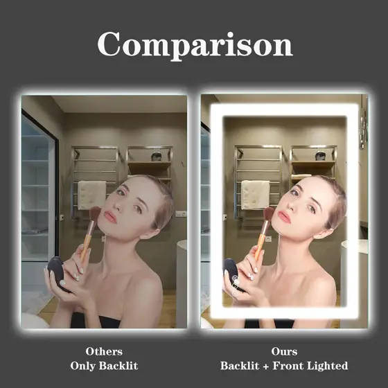 Amorho 24"X32" LED Bathroom Mirror… — Photo 2
