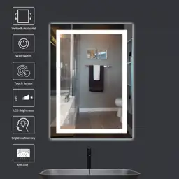 Amorho 24"X32" LED Bathroom Mirror… — Photo 3