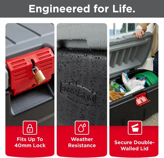 Rubbermaid 48-Gallon Black Action Packer… — Photo 3