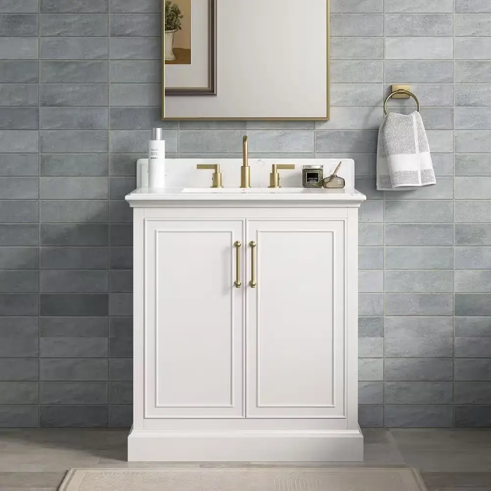 Ravenscroft 31 in. Single-Sink White… — Photo 1