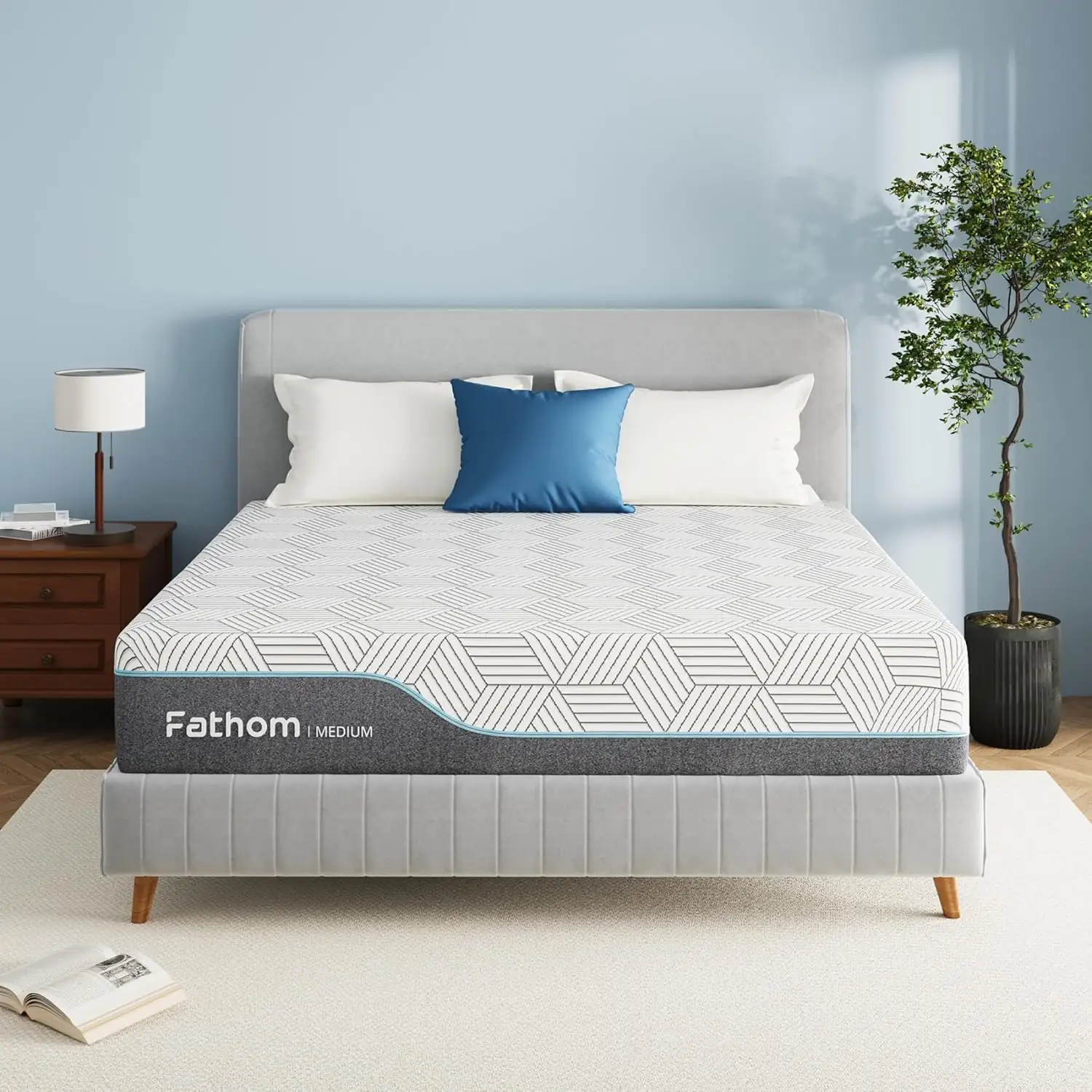 FATHOM Medium Queen 12-Inch Memory… — Photo 1