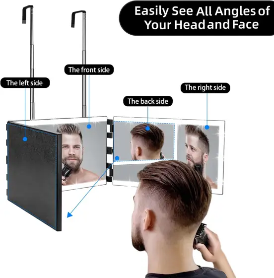 Vanexiss 3 Way Mirror-360 Mirror… — Photo 2