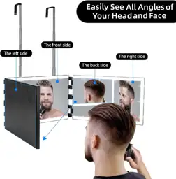 Vanexiss 3 Way Mirror-360 Mirror… — Photo 2