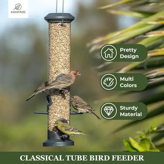 Kingsyard 2-Pack Tube Feeders with… — Photo 2