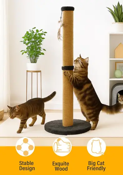 34in Tall Cat Scratching Post… — Photo 3