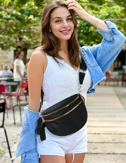 FEIBOON Spacious Nylon Crossbody Bag… — Photo 2