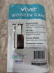 GUYUE Wooden Canes,Solid Wood Walking… — Photo 4