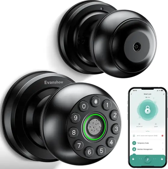 Smart Door Knob Fingerprint Lock… — Photo 1