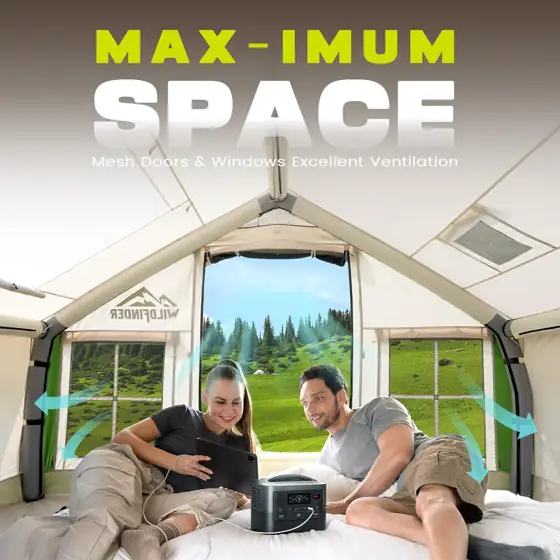 Inflatable Tent with Skylight &… — Photo 3