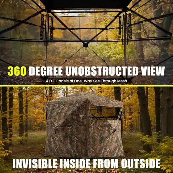 HUNTSEN Portable Hunting Blind -… — Photo 3