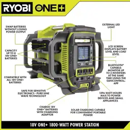 ONE+ 1800-Watt Power Station Inverter,… — Photo 2