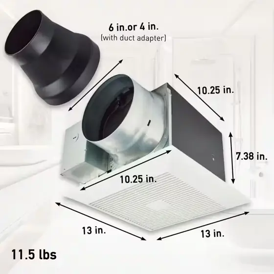 Panasonic WhisperGreen Exhaust Fan 110/130/150… — Photo 2