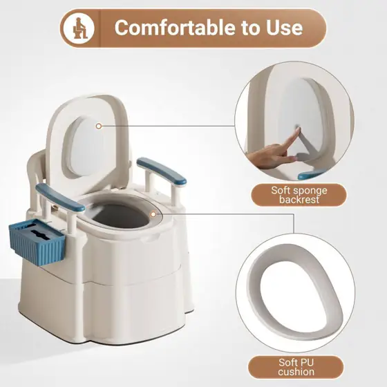 Bedside Commode for Seniors with… — Photo 2
