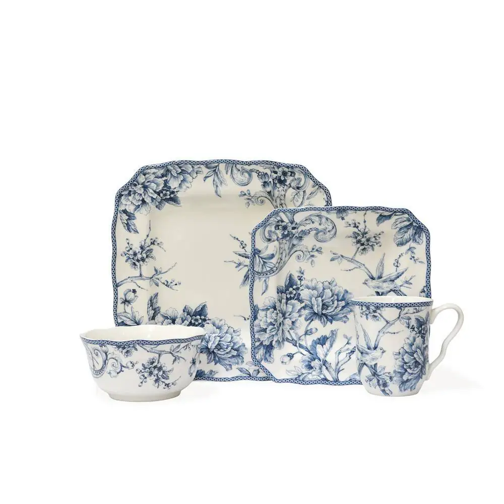Adelaide 16-Piece Blue and White… — Photo 1