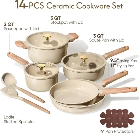 CAROTE Pots and Pans Set,… — Photo 2